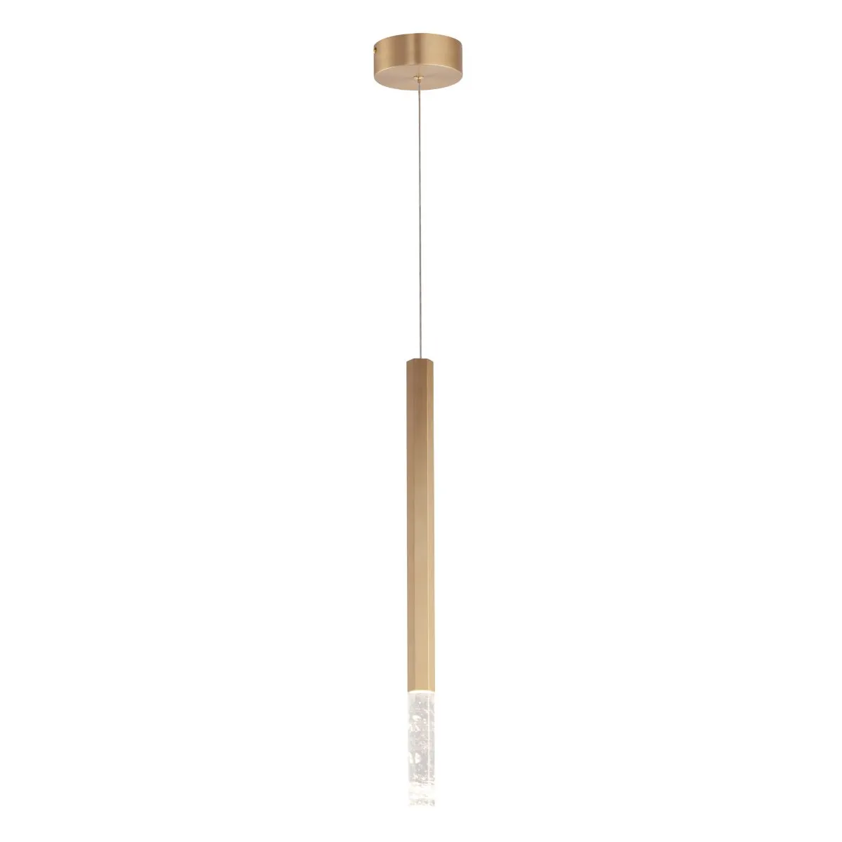 Diaphane 2 in. LED Pendant Light Gold Finish
