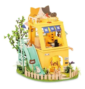 DIY Miniature House Kit: Cat House