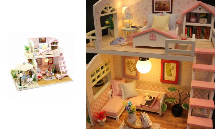 DIY Wooden Dollhouse Miniature
