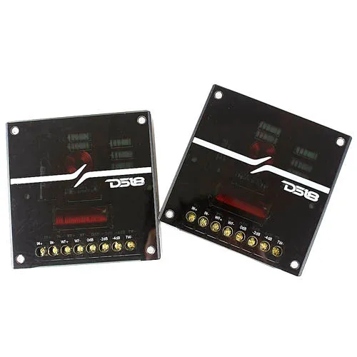 DS18 6.5" 2 Way Component Speaker System 400 Watts Max Power 4 Ohm Deluxe DX2