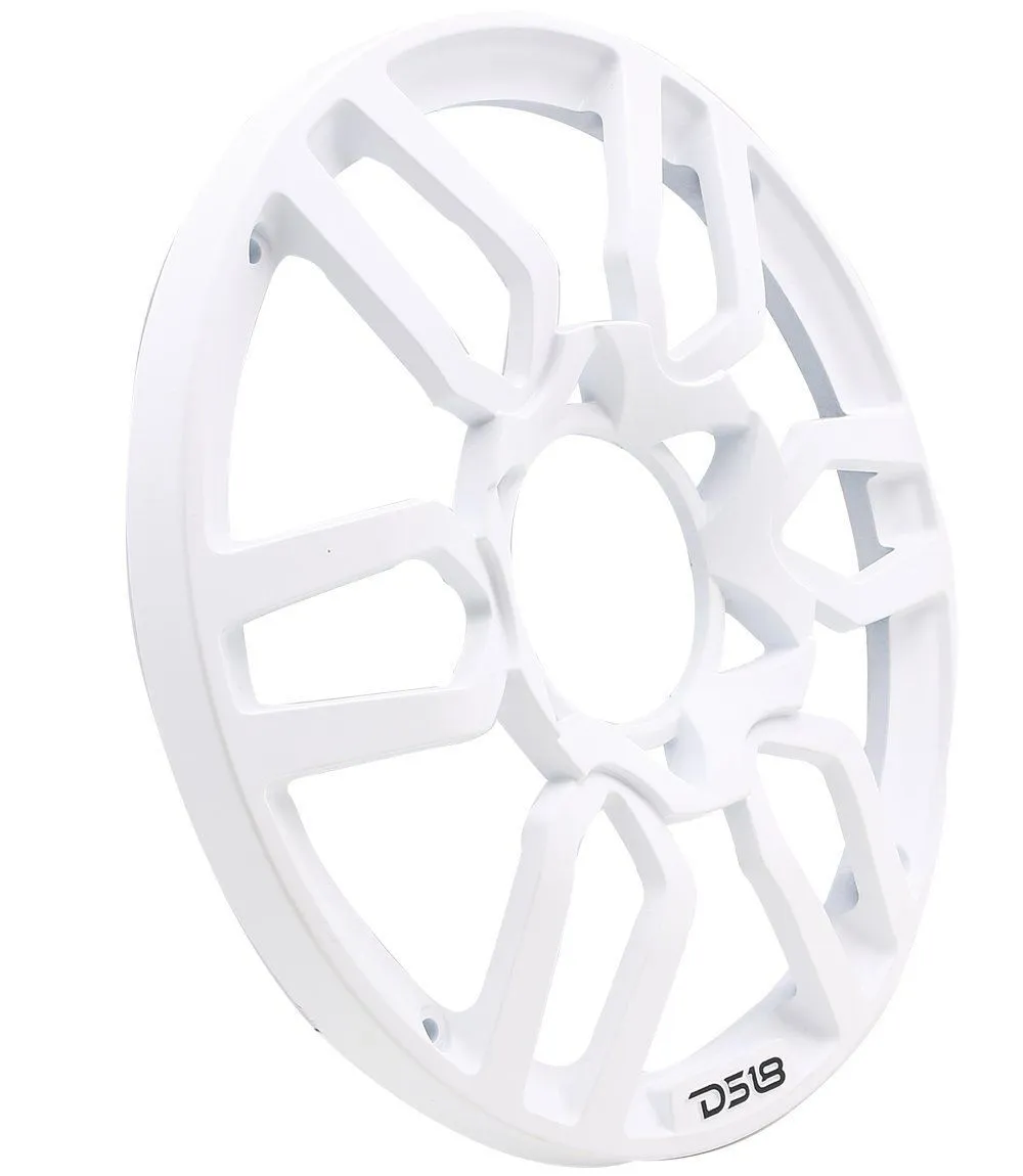 DS18 PRO Universal 6.5 " Inch Plastic Speaker Grill Covers White (Set of 2)