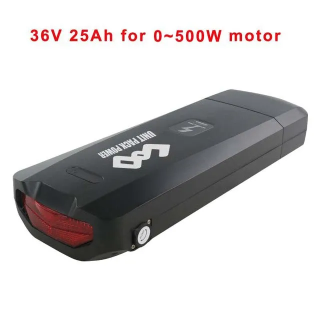 eBike Battery 52V 24.5Ah 17.5Ah 48V 20Ah 36V 25Ah 18650 Lithium Cell Bicycle Battery for Bafang MXUS 1500W 1000W 750W 500W Motor