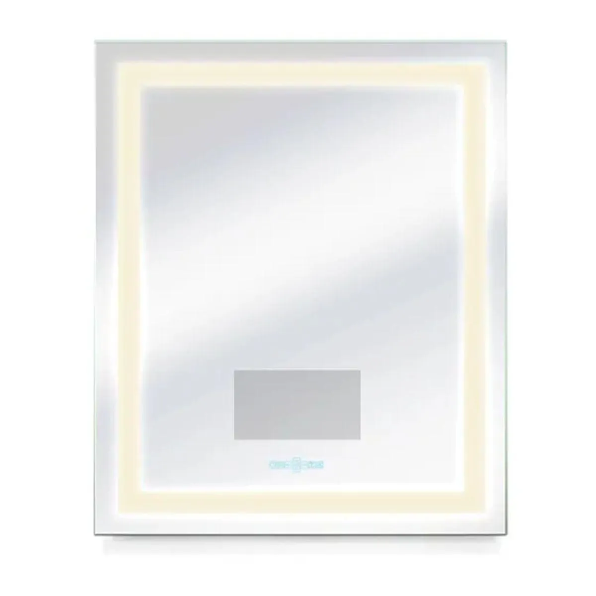 Edison 30 In. X 36 In. Tri-color LED Wall Mirror With 13.3 in. LCD Television and Touch On/Off Dimmer Function