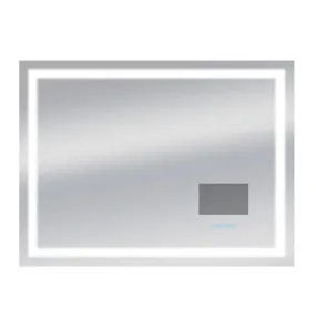 Edison 48 In. X 36 In. Tri-color LED Wall Mirror With 13.3 in. LCD Television and Touch On/Off Dimmer Function