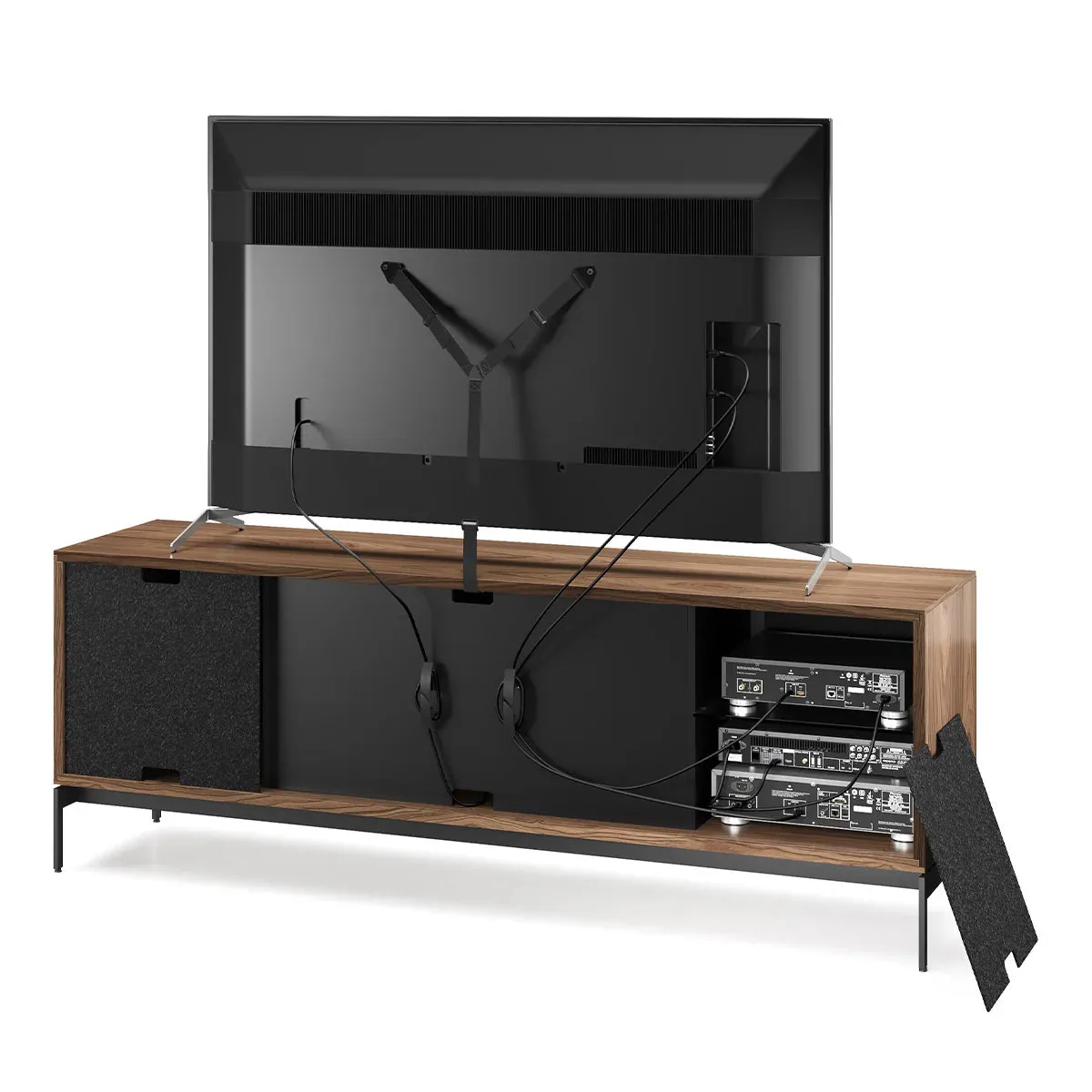 Elements 8709 Tune Media Cabinet with Console Base