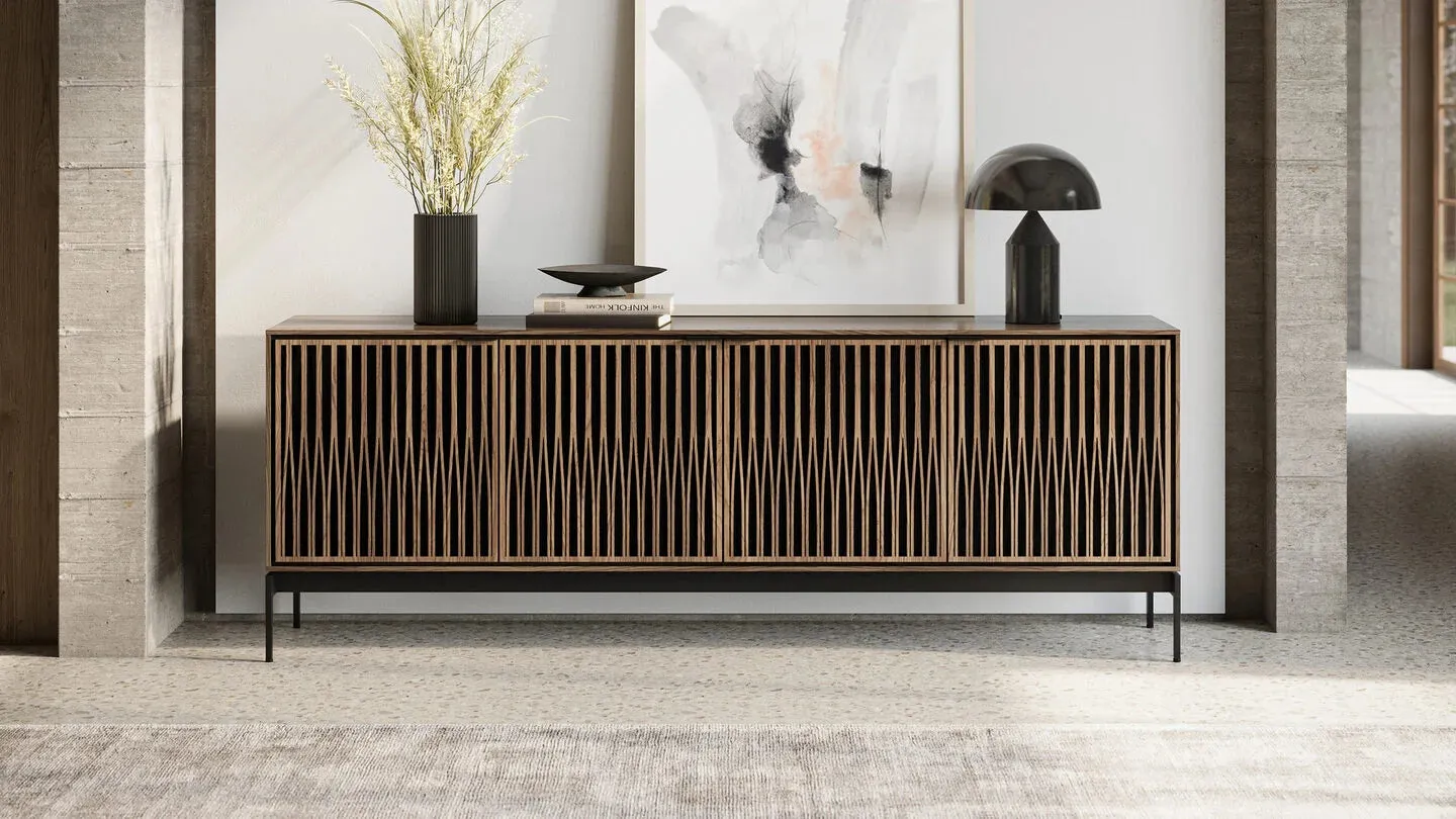 Elements 8709 Tune Media Cabinet with Console Base