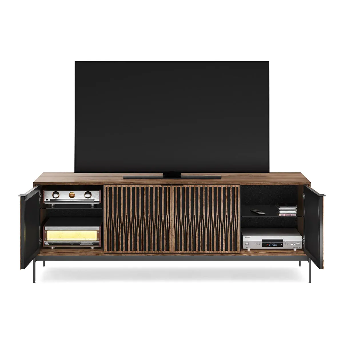 Elements 8709 Tune Media Cabinet with Console Base