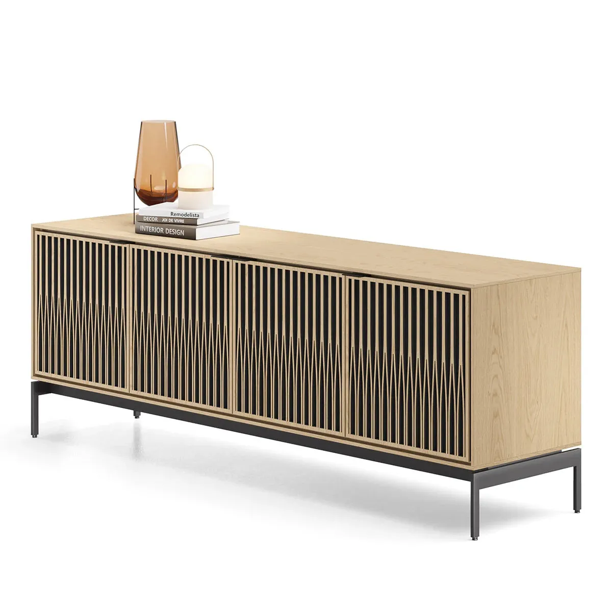 Elements 8709 Tune Media Cabinet with Console Base