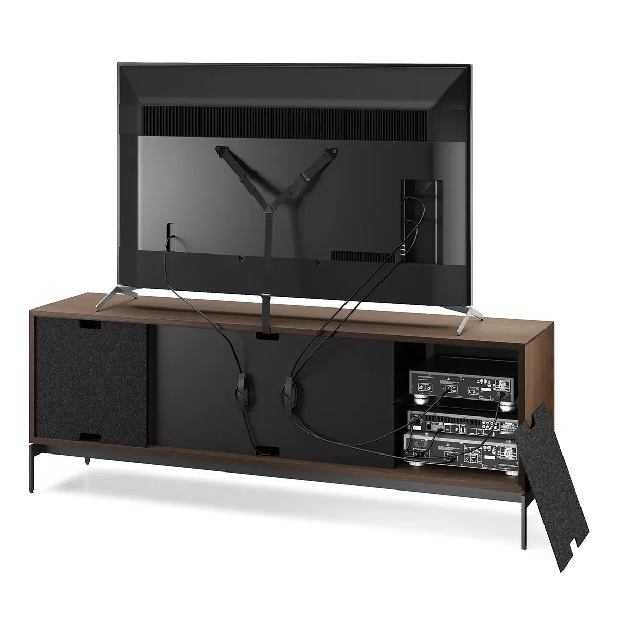 Elements 8709 Tune Media Cabinet with Console Base