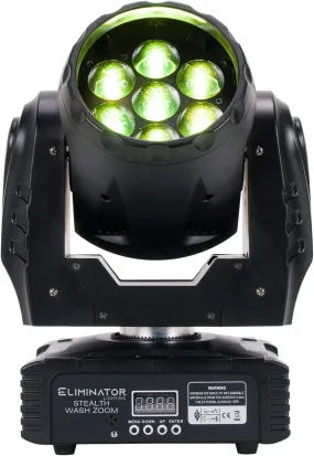 Eliminator Stealth Wash Zoom 7x12w Moving Head