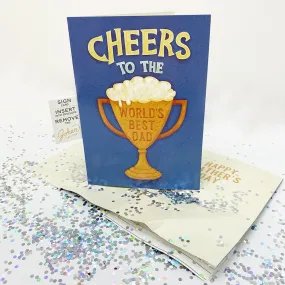 Endless 99 Bottles Father's Day Card 👨‍👦🔊 - Joker Greeting Prank Card (Glitter   Sound)
