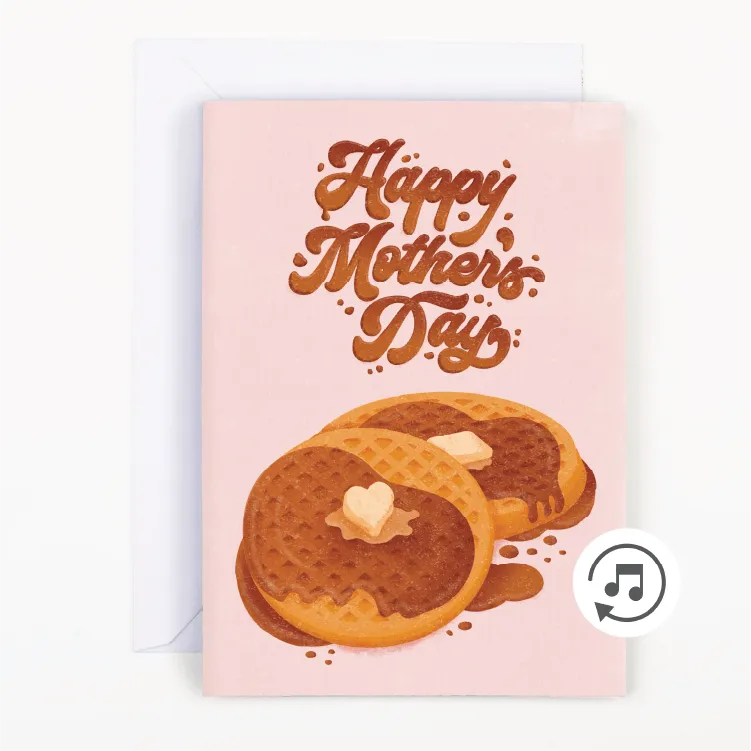 Endless "Never Gonna Give You Up" Mother's Day Card 🎙️🔊 - Joker Greeting Prank Card (Glitter   Sound)