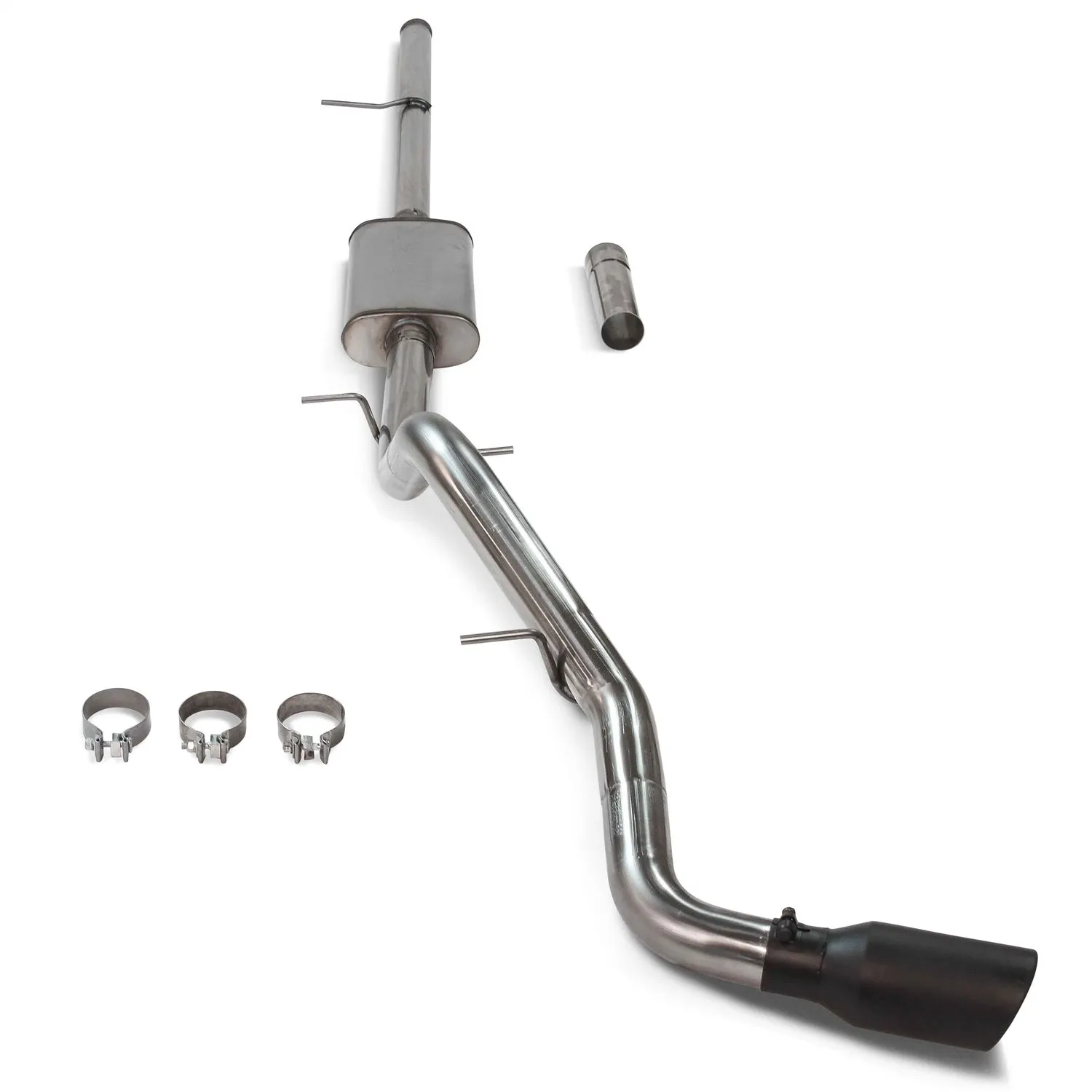 Flowmaster FlowFx Cat-Back Exhaust System - 3 in Diameter - Single Side Exit - 4-1/2 in Black Ceramic Tip - 5.3 L - GM Fullsize Truck 2019-20