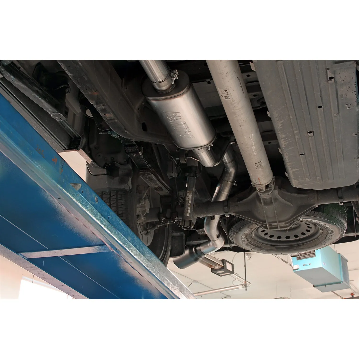 Flowmaster FlowFX Cat-Back Exhaust System - 3.5 in Diameter - Single Side Exit - 5 in Black Ceramic Tip - Stainless - GM Fullsize Truck 2011-18