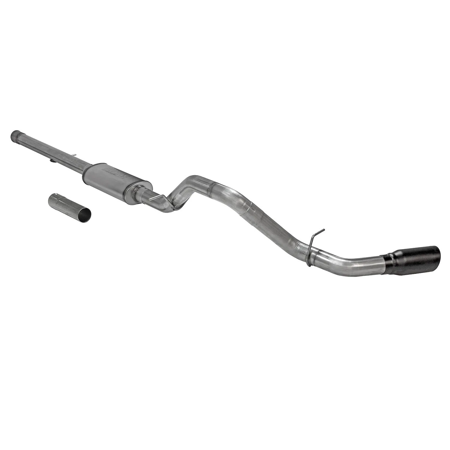 Flowmaster FlowFX Cat-Back Exhaust System - 3.5 in Diameter - Single Side Exit - 5 in Black Ceramic Tip - Stainless - GM Fullsize Truck 2011-18
