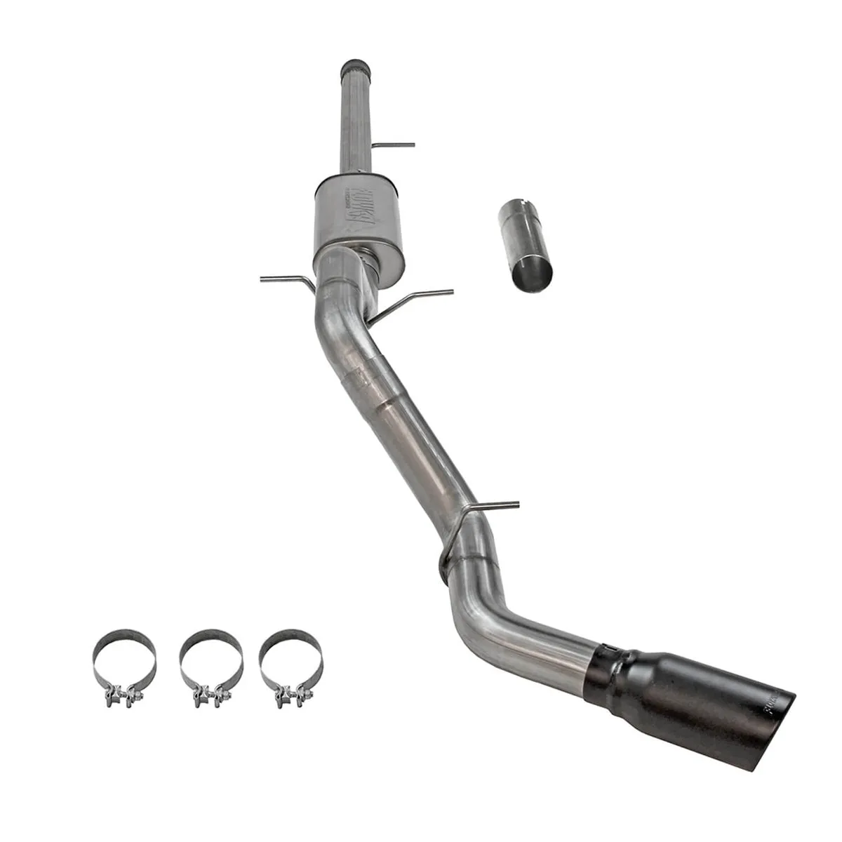 Flowmaster FlowFX Cat-Back Exhaust System - 3.5 in Diameter - Single Side Exit - 5 in Black Ceramic Tip - Stainless - GM Fullsize Truck 2011-18