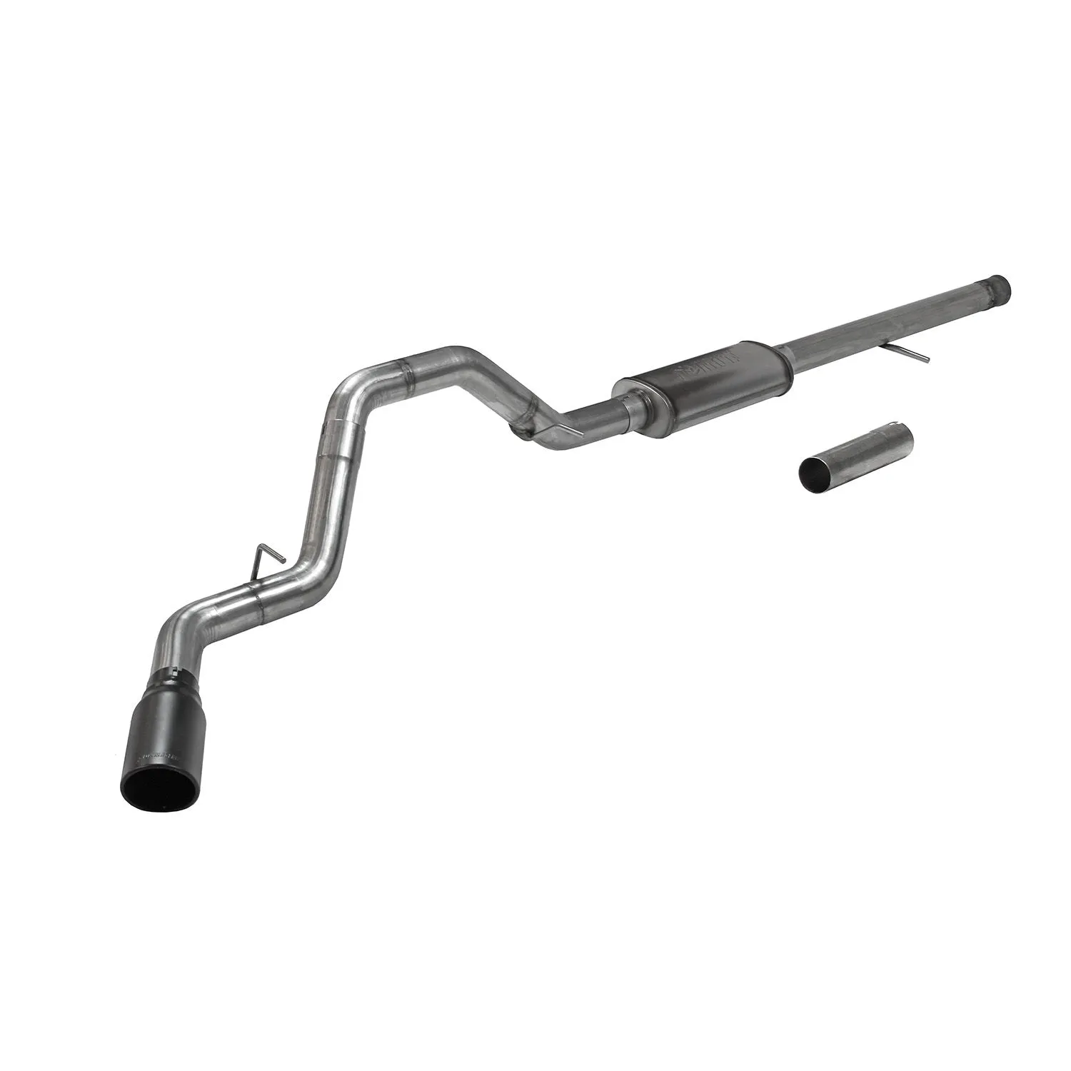 Flowmaster FlowFX Cat-Back Exhaust System - 3.5 in Diameter - Single Side Exit - 5 in Black Ceramic Tip - Stainless - GM Fullsize Truck 2011-18