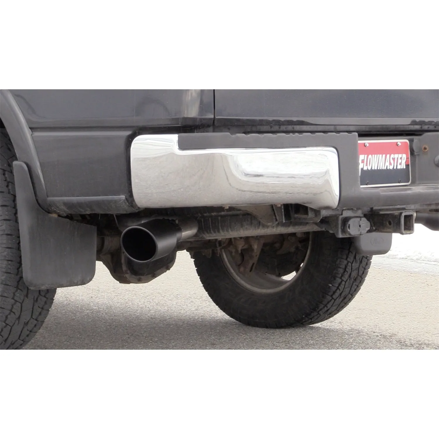 Flowmaster FlowFx Exhaust System - Cat-Back - 2-1/2" Diameter - Dual Side Exit - 4-1/2" Black Ceramic Tip - Stainless