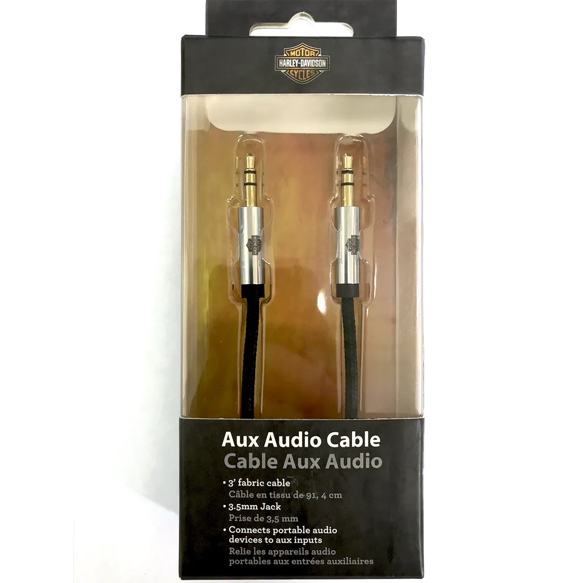 FONEGEAR Fuse Harley-Davidson 3 foot Aux Audio Cable