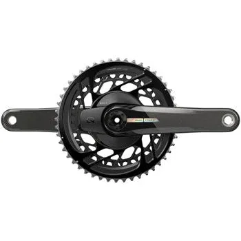 Force AXS Power Meter Bicycle Crankset - 165mm, 2x 12-Speed, 46/33t, Direct Mount, DUB Spindle Interface, Iridescent Gray, D2