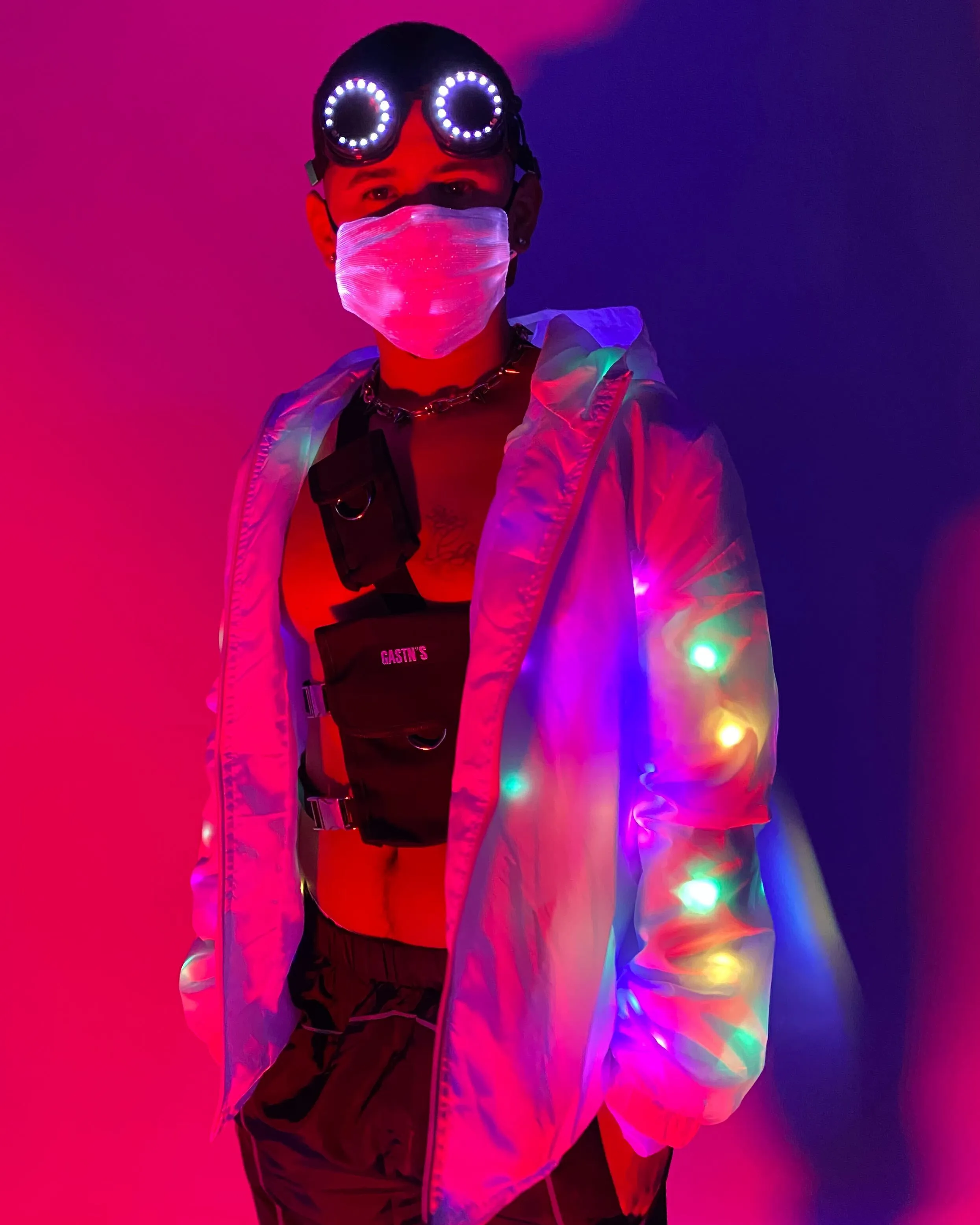 Get Flashy LED Windbreaker