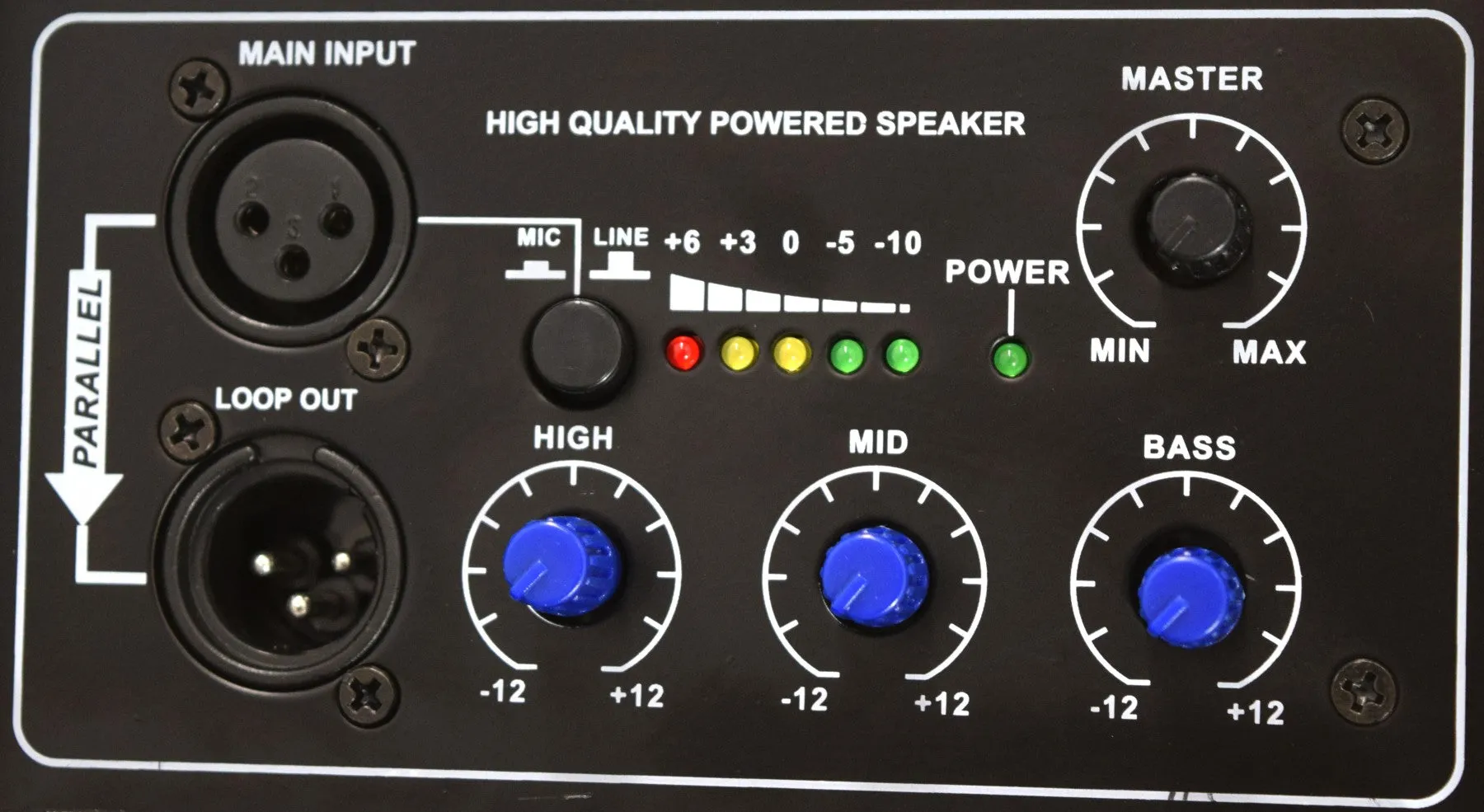 GF 700 Watt Professional Powered Speaker 12" & Horn