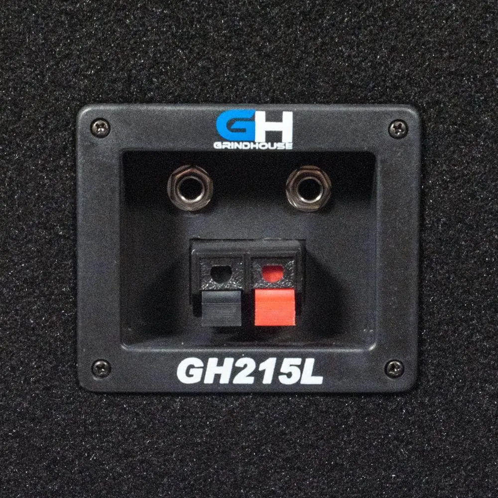 GH215L - Passive Dual 15 Inch 2-Way PA/DJ Loudspeaker Cabinet - 1450 Watt Full Range PA/DJ Band Live Sound Speaker