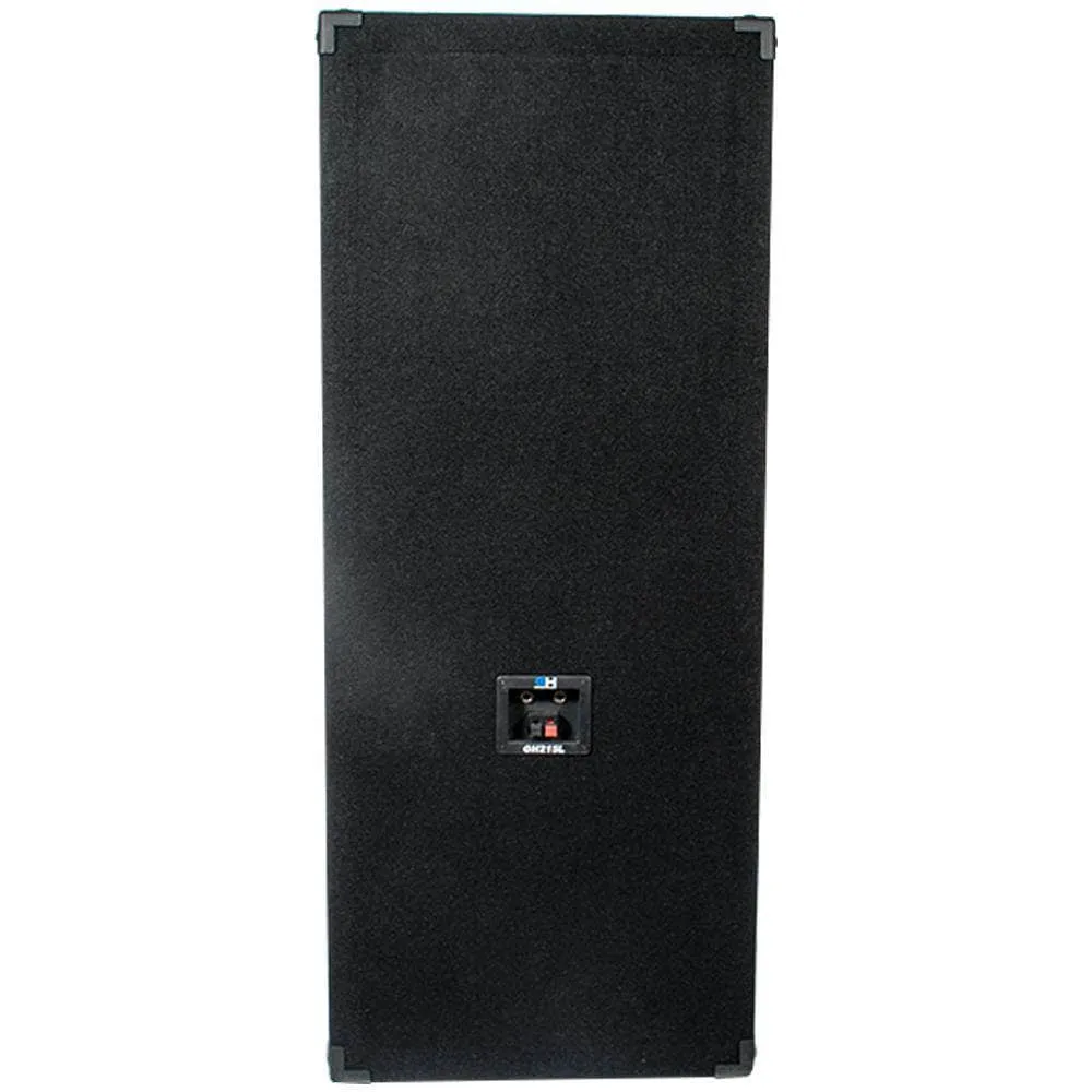 GH215L - Passive Dual 15 Inch 2-Way PA/DJ Loudspeaker Cabinet - 1450 Watt Full Range PA/DJ Band Live Sound Speaker
