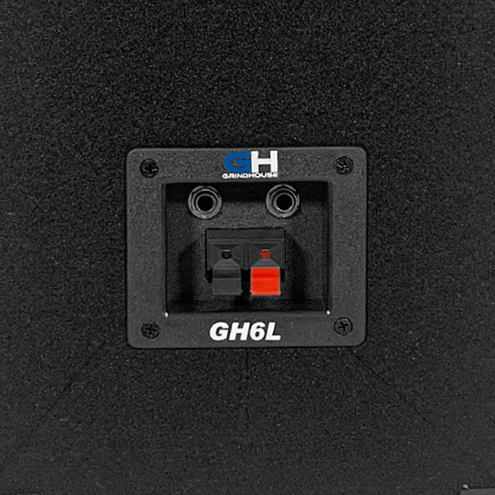 GH6L - Passive 6 Inch 2-Way PA/DJ Loudspeaker Cabinet - 400 Watt Full Range PA/DJ Band Live Sound Speaker