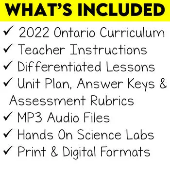 Grade 8 Science Systems in Action Unit