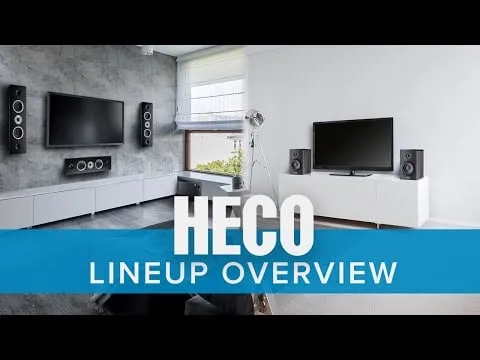 HECO OPEN BOX Aurora Center 30 Center Channel Speaker - White - Excellent Condition