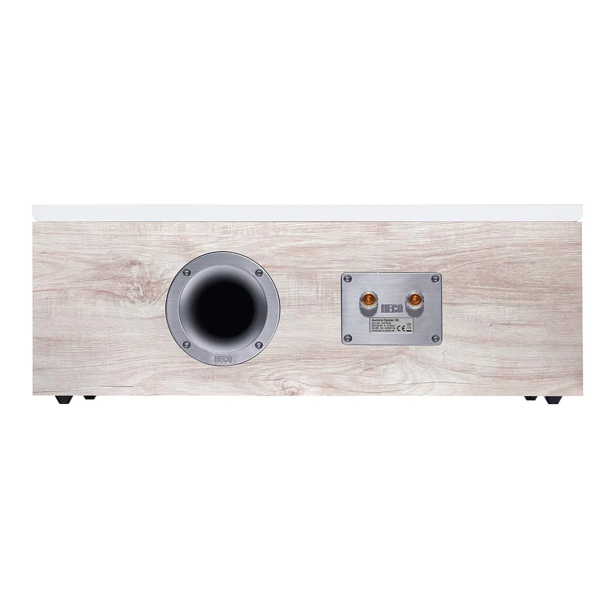 HECO OPEN BOX Aurora Center 30 Center Channel Speaker - White - Excellent Condition