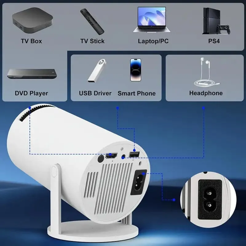 HY300 Pro Mini Portable Projector