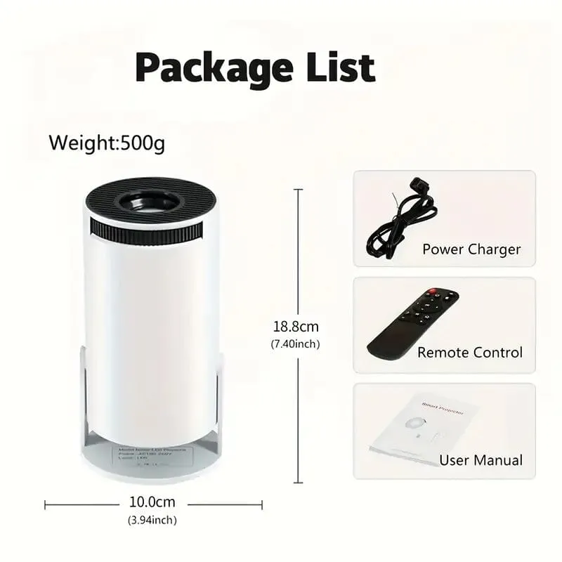 HY300 Pro Mini Portable Projector