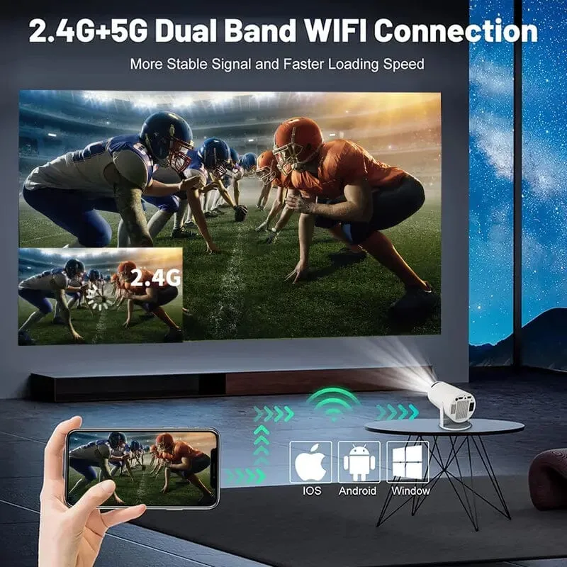 HY300 Pro Mini Portable Projector