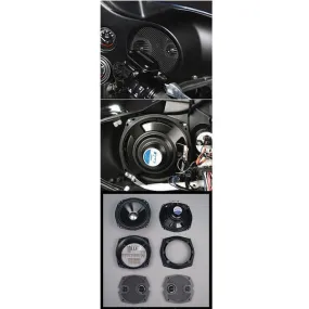J&M 7.25 in. Speaker Upgrade kit for '06-'12 Harley Street/Ultra/Electra Glide