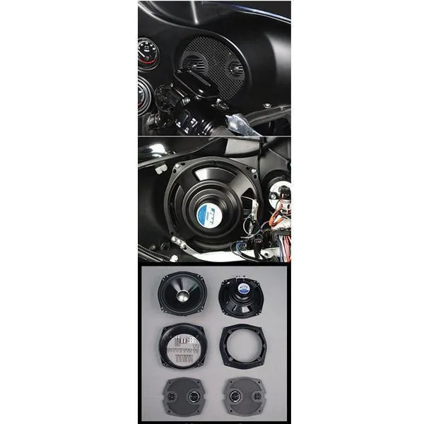 J&M 7.25 in. Speaker Upgrade kit for '06-'12 Harley Street/Ultra/Electra Glide