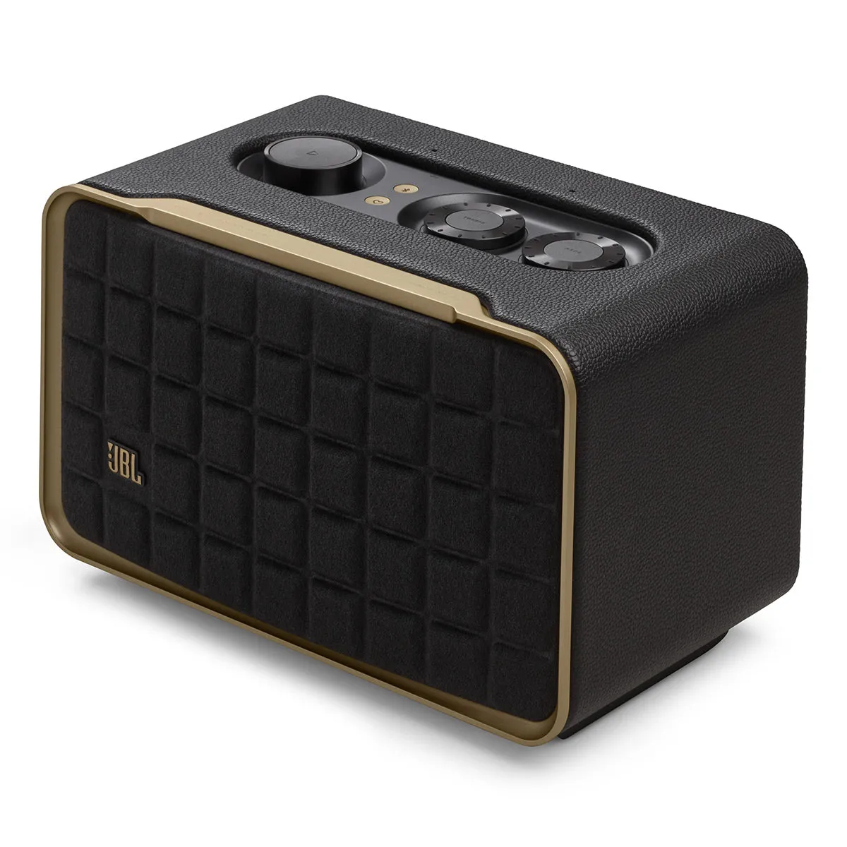 JBL Authentics 200 Wireless Bluetooth Speaker (Black/Gold)