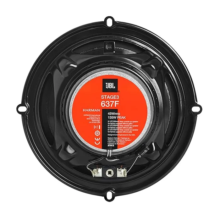 JBL STAGE3 637F 6.5" Inch 225W 45RMS 3-Way Speakers