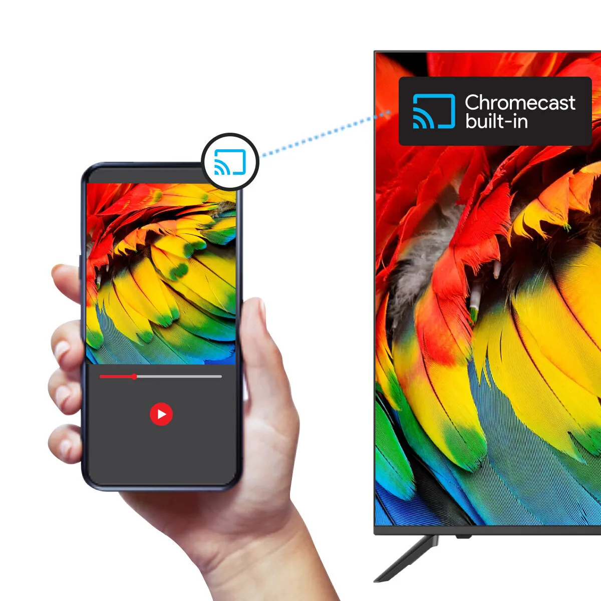 JVC 43 inch 4K UHD Smart Android TV AV-H437115A
