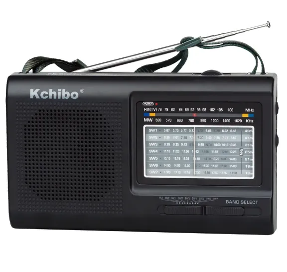 Kchibo World Receiver - 09 Band FM Radio (TV1) /MW/SW1-7 KK-2005
