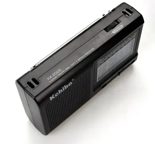 Kchibo World Receiver - 09 Band FM Radio (TV1) /MW/SW1-7 KK-2005