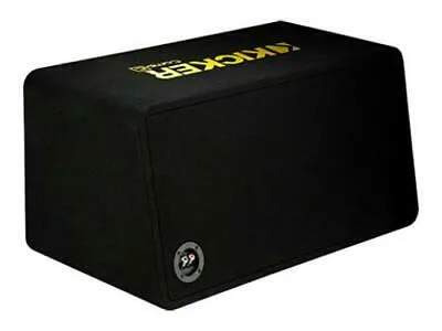 Kicker 44DCWC122 Dual CompC 12-inch Subwoofers in Vented Enclosure, 2-Ohm, 600W