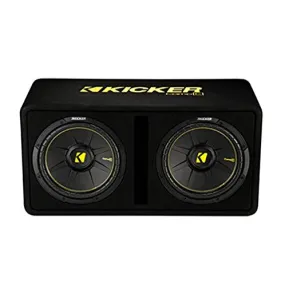 Kicker 44DCWC122 Ported Enclosure with Dual 12" CompC Subwoofers