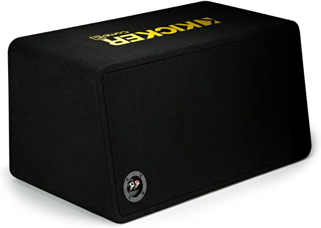 Kicker 44DCWC122 Ported Enclosure with Dual 12" CompC Subwoofers