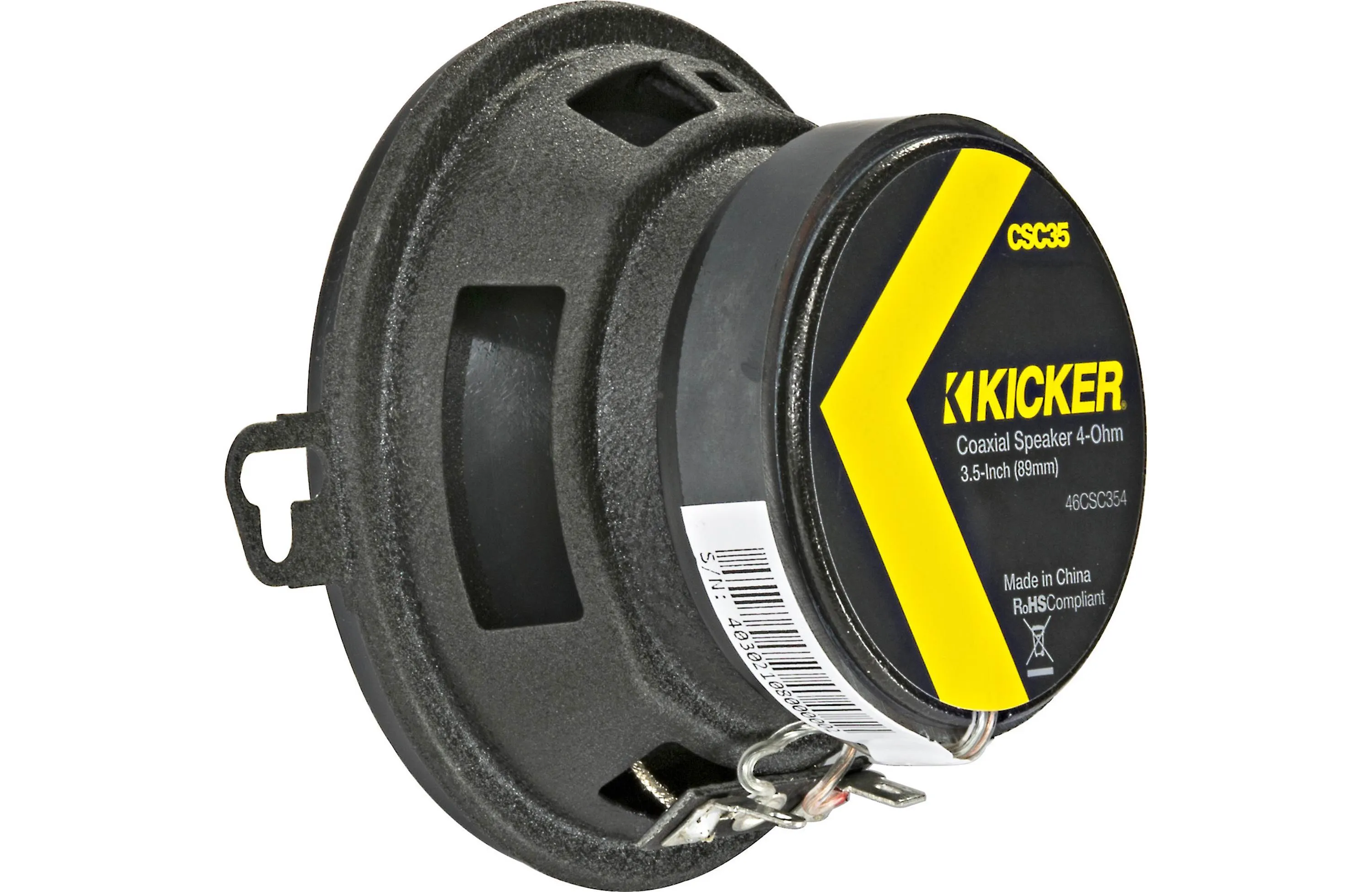 Kicker 46CSC354 CS Series 3-1/2" 2-Way Car Speakers (Pair)