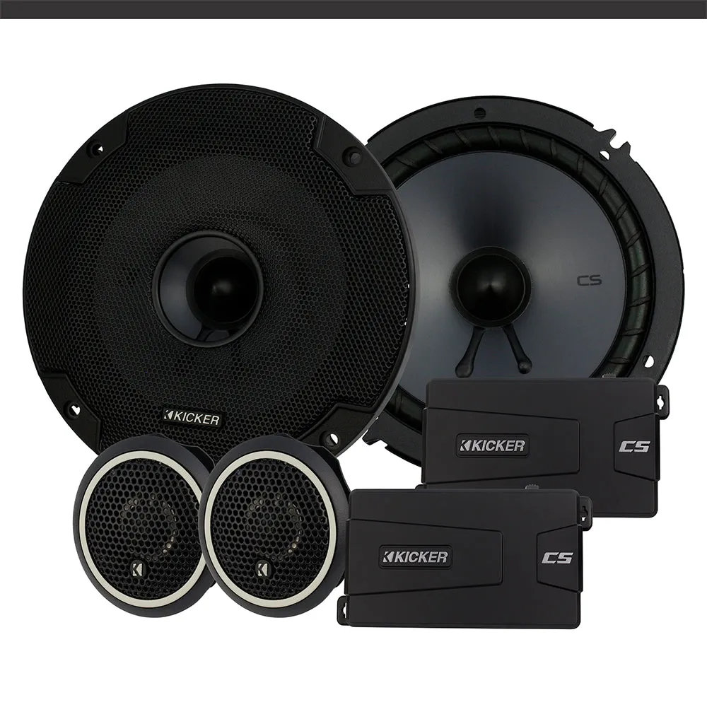 Kicker CS Series 6 3/4 Inch Component Speaker System 300W Max 100W RMS 46CSS674