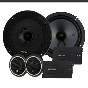 Kicker CS Series 6 3/4 Inch Component Speaker System 300W Max 100W RMS 46CSS674