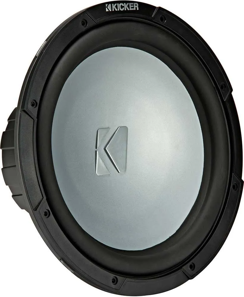 Kicker KM12 12" (30cm) Weather-Proof Subwoofer for Enclosures, 2-Ohm