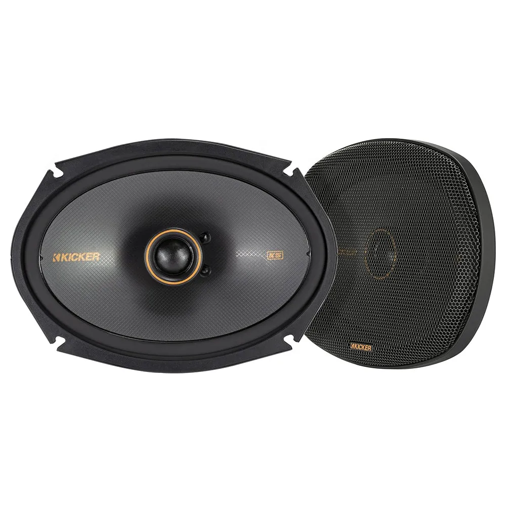 Kicker KS Series 6" x 9" Coaxial Speaker Pair 150W Rms 300W Max 4 Ohm 51KSC6904